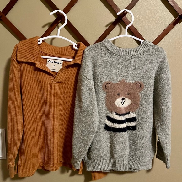 Old Navy Other - Old Navy & Zara Pullover Crewneck Sweater Duo Size 4T